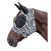 Máscara antimoscas Waldhausen Puck Zebra Negro / blanco