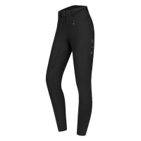 Pantalón de equitación ELT Maja Glam Curved de talle alto Negro