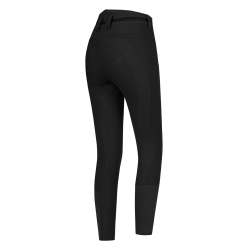 Pantalón de equitación ELT Maja Glam Curved de talle alto Negro