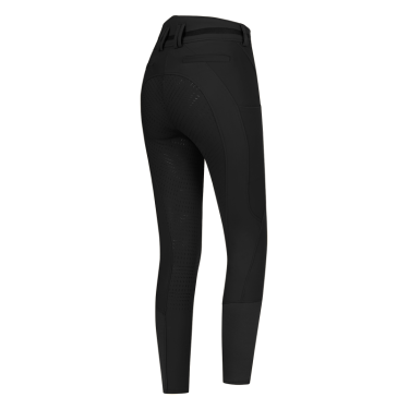 Pantalón de equitación ELT Maja Glam Curved de talle alto Negro
