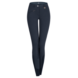 Pantalón de equitación ELT Fun Sport silicona mujer Azul nocturno Pantalón de equitación ELT Fun Sport silicona mujer Azul nocturno