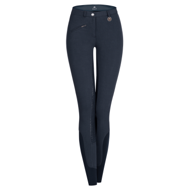 Pantalón de equitación ELT Fun Sport silicona mujer Azul nocturno Pantalón de equitación ELT Fun Sport silicona mujer Azul nocturno