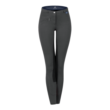 Pantalón de equitación ELT Fun Sport para niño Asfalto / negro Pantalón de equitación ELT Fun Sport para niño Asfalto / negro