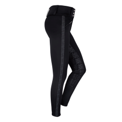 Pantalón de equitación ELT Elisa de talle alto de media temporada Negro