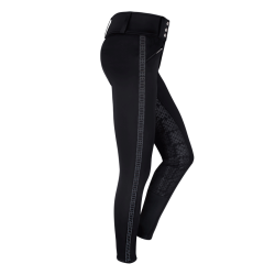 Pantalón de equitación ELT Elisa de talle alto de media temporada Negro