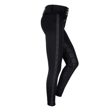 Pantalón de equitación ELT Elisa de talle alto de media temporada Negro