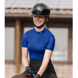 Camiseta con cremallera ELT funcional Nancy Zafiro Azul
