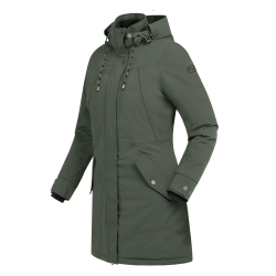 Parka de equitación ELT invierno Performance Ontario Oliva oscuro Kaki