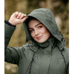 Parka de equitación ELT invierno Performance Ontario Oliva oscuro Kaki