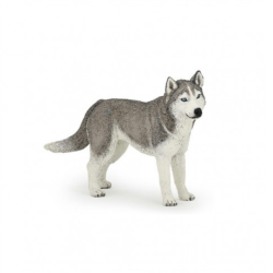 Figurita huski de Siberia Papo