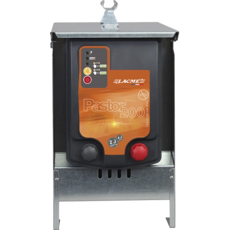 Pastor electrico Pastor 200 Lacmé 12 V caja galva Pastor electrico Pastor 200 Lacmé 12 V caja galva