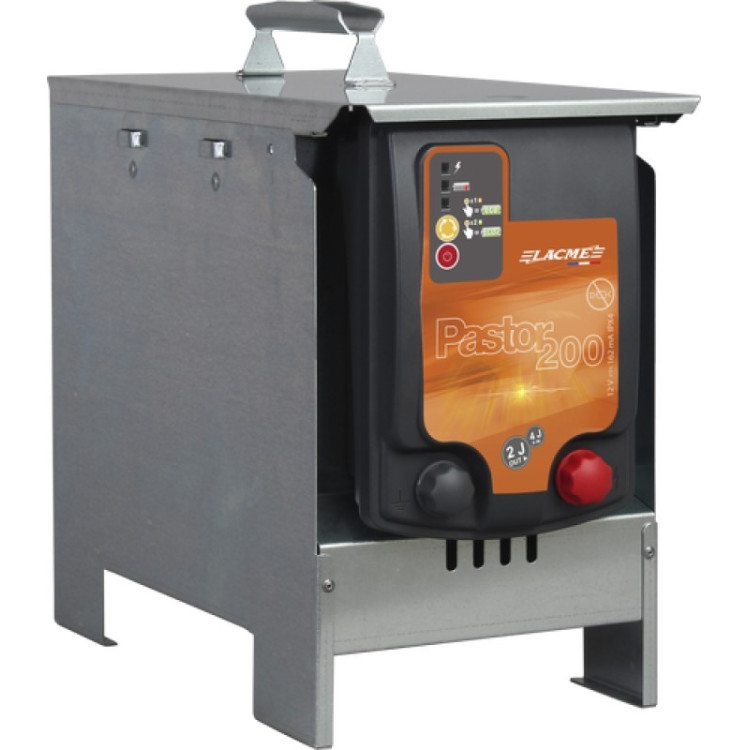 Pastor electrico Pastor 200 Lacmé 12 V caja galva Pastor electrico Pastor 200 Lacmé 12 V caja galva
