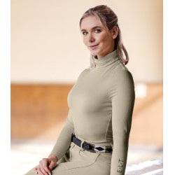 Camiseta equitación mujer ELT con cuello alto