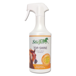 Spray brillo y desenredante equino Top-Shine