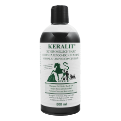 Champú para caballos con carbón activado