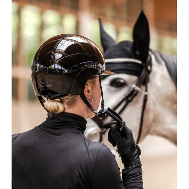 Casco Swing H24 Lady brillante Negro brillante Casco Swing H24 Lady brillante Negro brillante