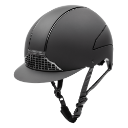 Casco de equitación SWING H24 con diseño cromado Casco de equitación SWING H24 con diseño cromado