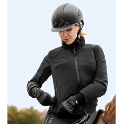 Casco de equitación SWING H24 con diseño cromado Casco de equitación SWING H24 con diseño cromado