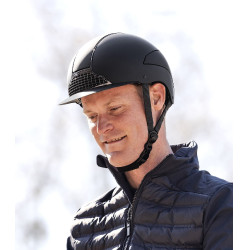 Casco de equitación SWING H24 con diseño cromado Casco de equitación SWING H24 con diseño cromado