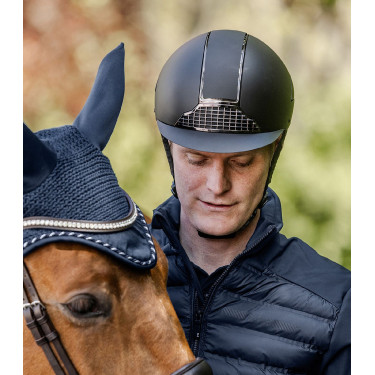 Casco de equitación SWING H24 con diseño cromado Casco de equitación SWING H24 con diseño cromado
