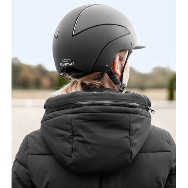 Casco de equitación SWING H24 con diseño cromado Casco de equitación SWING H24 con diseño cromado