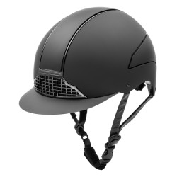 Casco de equitación SWING H24 con diseño cromado Casco de equitación SWING H24 con diseño cromado