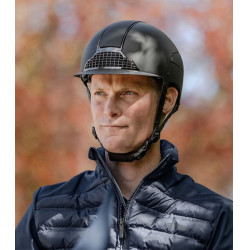 Casco de equitación SWING H24 con diseño cromado Casco de equitación SWING H24 con diseño cromado