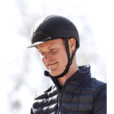 Casco de equitación SWING H24 con diseño cromado Casco de equitación SWING H24 con diseño cromado