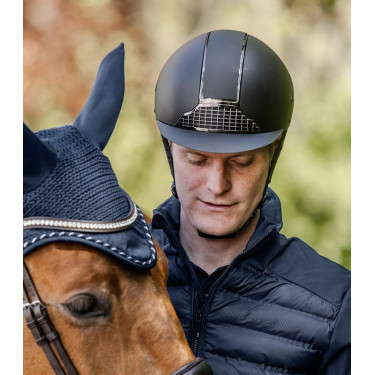 Casco de equitación SWING H24 con diseño cromado Casco de equitación SWING H24 con diseño cromado