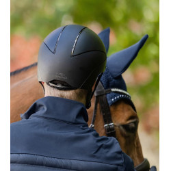 Casco de equitación SWING H24 con diseño cromado Casco de equitación SWING H24 con diseño cromado