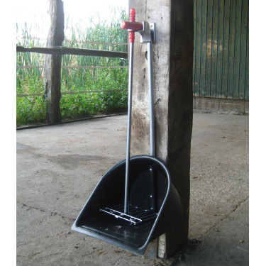 Soporte metálico para estiércol ecuestre Waldhausen