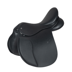 Silla de equitación mixta de cuero Waldhausen Comfort