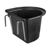 Cubo-comedero de puerta Waldhausen sin asa Negro