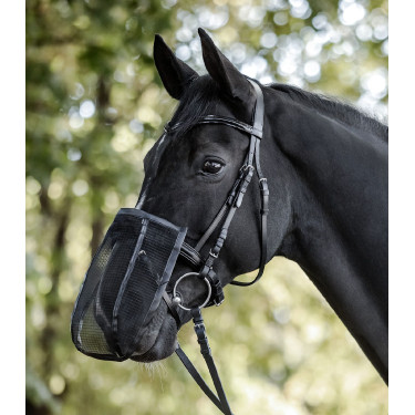 Protector nasal Waldhausen con protección UV Negro