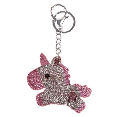 Llavero Waldhausen Unicornio Plata / rosa