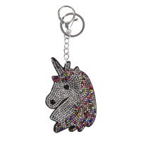 Llavero Waldhausen Unicornio Plata / multicolor