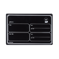 Panel de box Waldhausen metal Negro