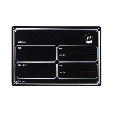 Panel de box Waldhausen metal Negro