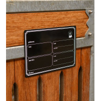 Panel de box Waldhausen metal Negro