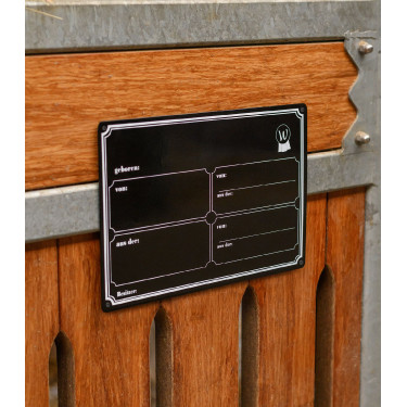 Panel de box Waldhausen metal Negro
