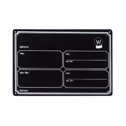 Panel de box Waldhausen metal Negro