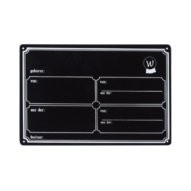 Panel de box Waldhausen metal Negro