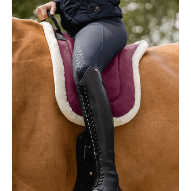Pad de montar a pelo Waldhausen Soft Burdeos