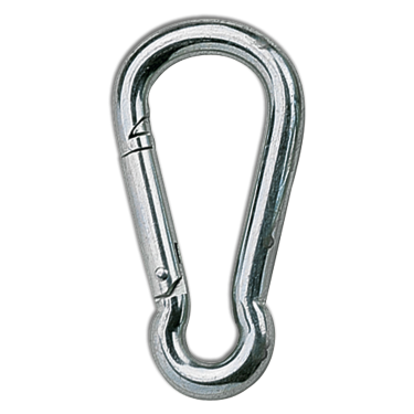 Mosquetón Waldhausen Gris