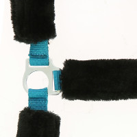 Cabezada Norton Full de borreguillo sintético Negro / negro