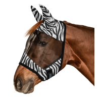 Máscara antimoscas Waldhausen Zebra Negro / blanco