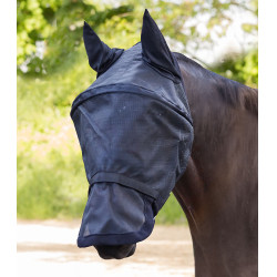 Masque anti-mouche WaldhausenPremium protection oreilles et chanfrein Negro