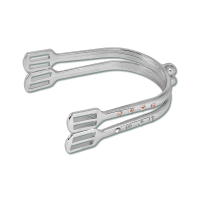 Juego de espuelas Waldhausen Crystal para mujer Oro rosado Negro