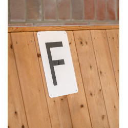 Letras para pista de doma 20x60 Waldhausen