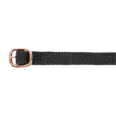 Correas de espuelas Waldhausen Premium Negro / oro rosado